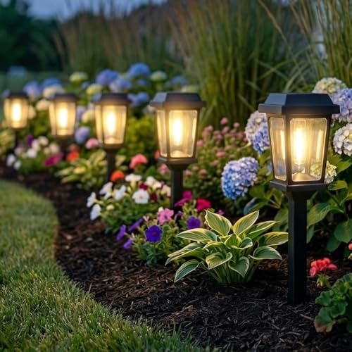 12 Pack Solar Lights Outdoor (12 Count)