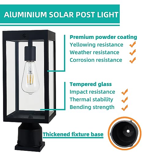 Dusk to Dawn Solar Lamp Post Light