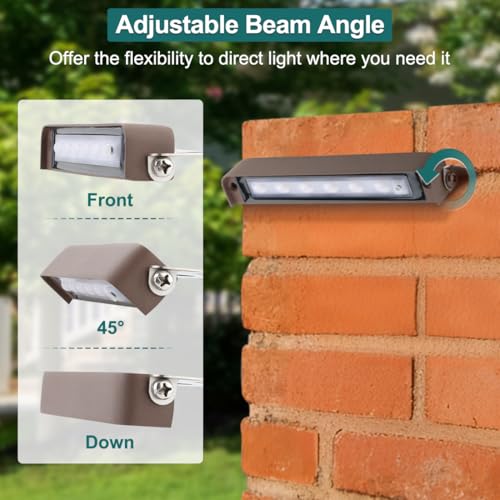 Low Voltage 7in LED Retaining Wall Lights (10 Count)
