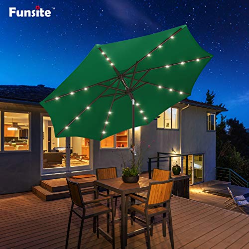 Patio Umbrella with Solar Lights