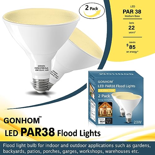 Par38 led Flood Lights Outdoor Light Bulb (6 Count)