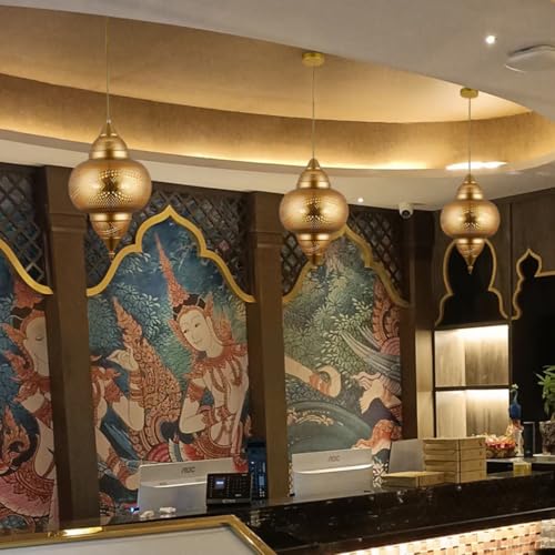 Moroccan Light Fixture Gold Modern Chandeliers for Dining Room