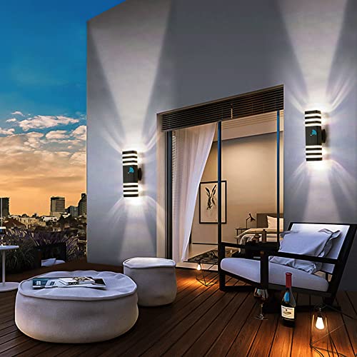 1 Pack LED Porch Light Outdoor Wall Lights Fixture with Sensor