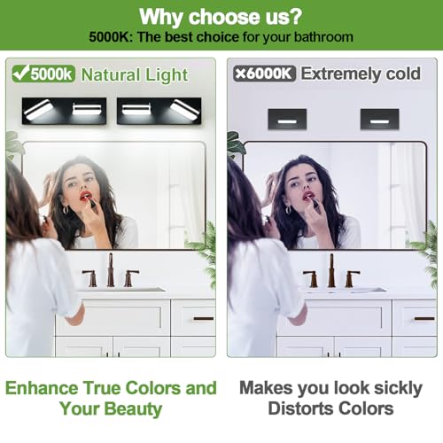 360° Rotate LED Bathroom Vanity Light Fixtures