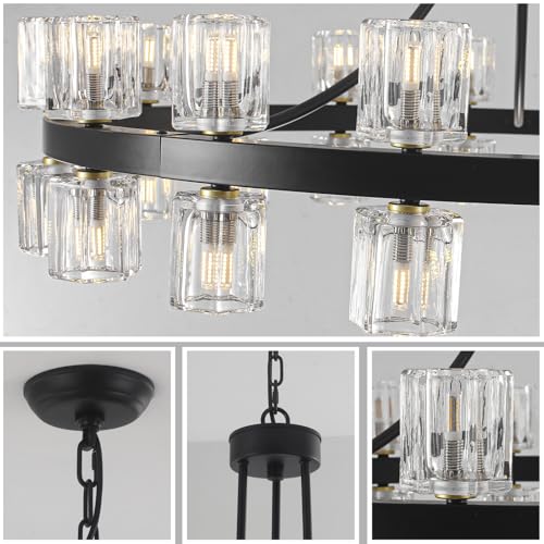 48 Light Modern Crystal Chandelier