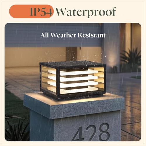 11.8" Outdoor Post Lights Hard Wired