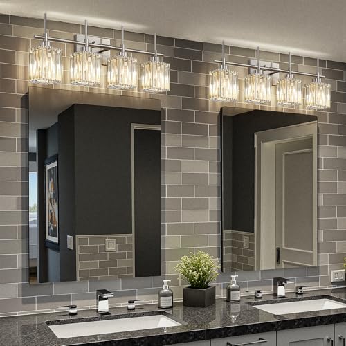 Modern Crystal Bathroom Vanity Light 4