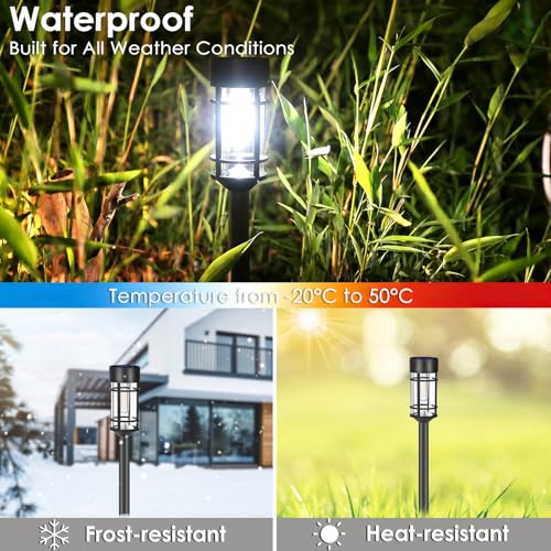 Solar Pathway Lights Outdoor (8 Count)