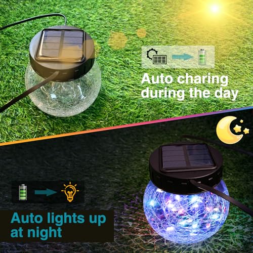 2 Pack Solar Lantern Outdoor Lights (2 Count)