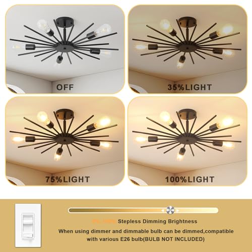 Sputnik Ceiling Light Fixture