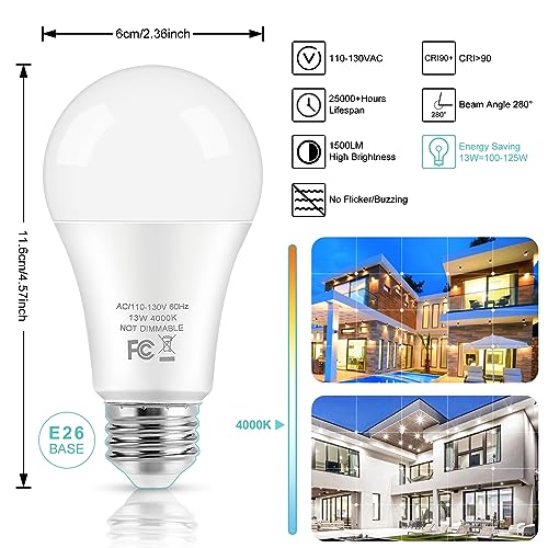 LED Light Bulbs (4 Count)