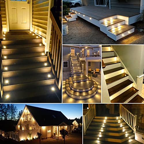 LED Deck Light Kits Warm White (12 Count)