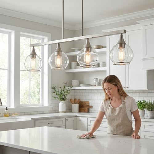 Kitchen Island Linear Pendant Light