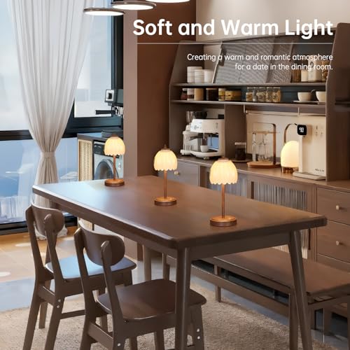 Tulip Table Lamp with 5200mAh Battery & Touch Control