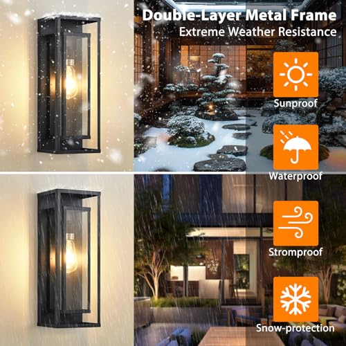 18In Outdoor Wall Lights (2 Count)