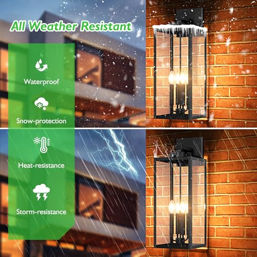 23.9" Extra Large Size Outdoor Wall Light Fixture