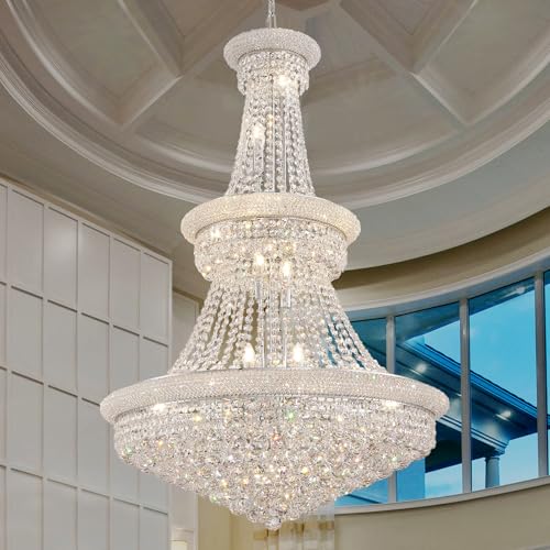 Large Crystal Chandelier Light fixtures