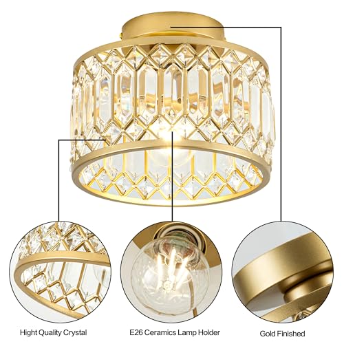 Crystal Ceiling Light