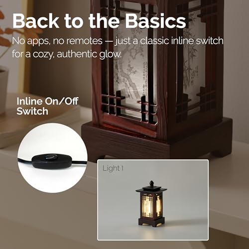 Traditional Korean Wood Lamp