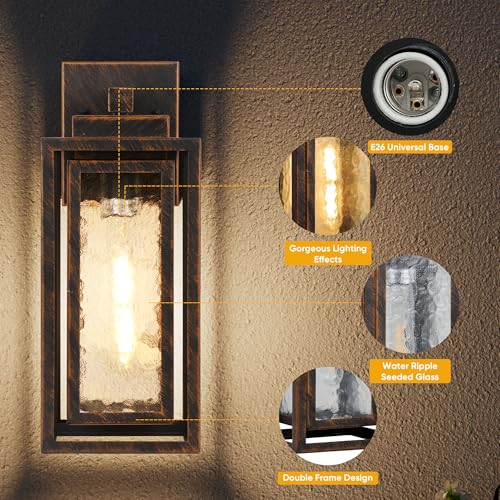 Exterior Porch Light Fixture (2 Count)