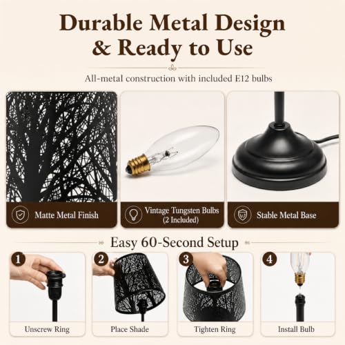Mini Table Lamp Bedside Lamp Decorative Nightstand Lamp for Bedroom