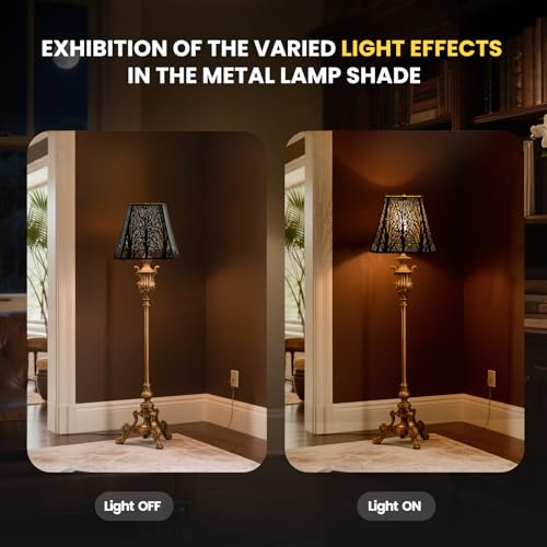 Large Metal Lampshade for Living Room Bedroom Top 8"