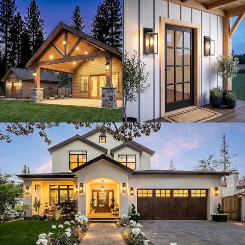 Upgraded Dusk to Dawn Outdoor Wall Lights (2 Count)