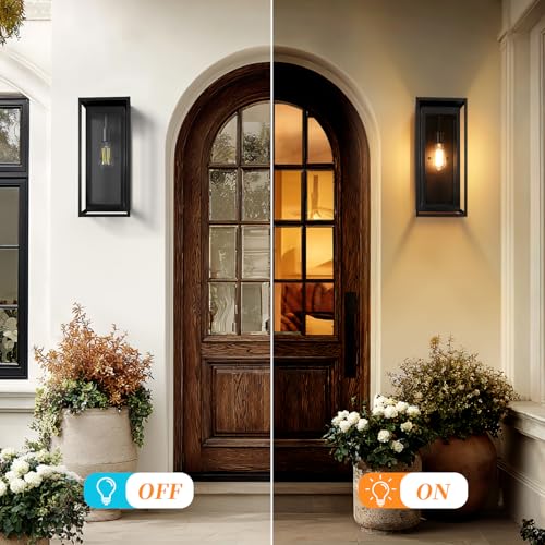 19" Large Outdoor Wall Light Fixtures (2 Count)