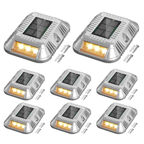 Solar Dock Lights Marine 8 Pack (8 Count)
