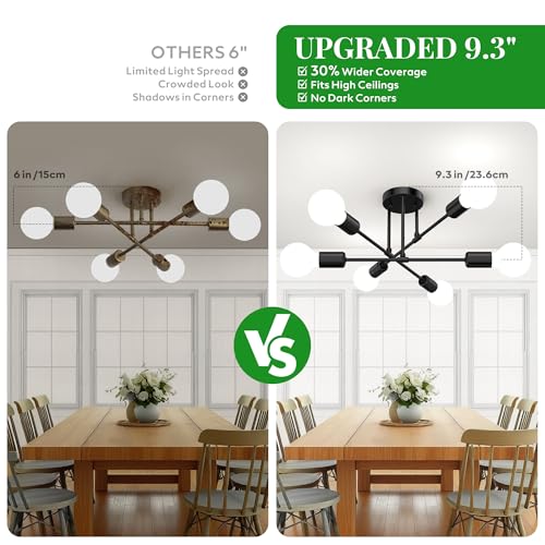Modern Sputnik Chandelier Ceiling Light Fixtures
