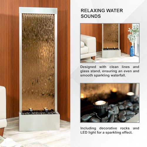 68 in H Freestanding Modern Indoor
