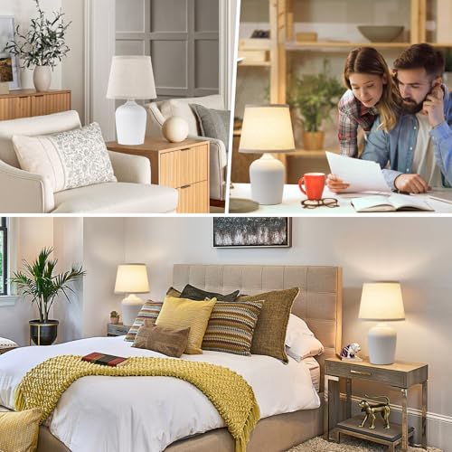 16’’ Small Table Lamps Set of 2 for Bedroom (2 Count)