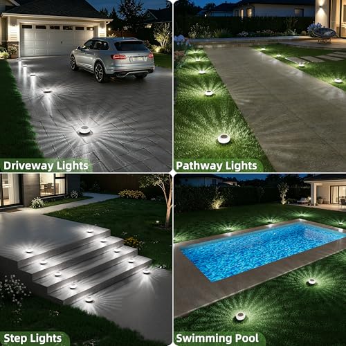 Mini Solar Ground Lights Outdoor (3 Count)