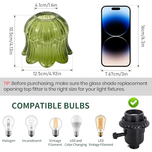 Tulip Lamp Shades Replacement