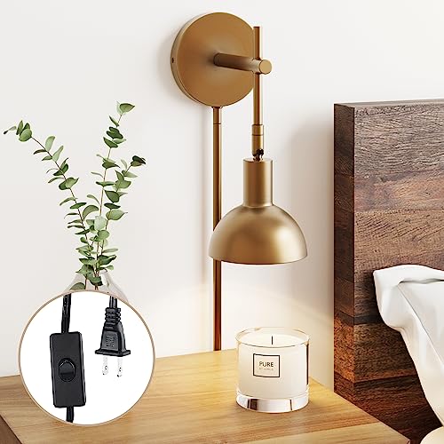 Tamlin Vintage Brass Wall Light Fixture
