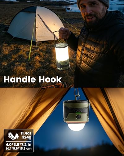 1200LM LED Camping Lantern Rechargeable