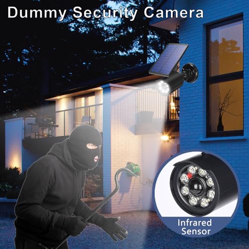 Solar Lights Outdoor Motion Sensor Flood Lights 2000LM IP67 Waterproof Security Spot Lights for Yard Garden Patio 4 Pack (4 Count)