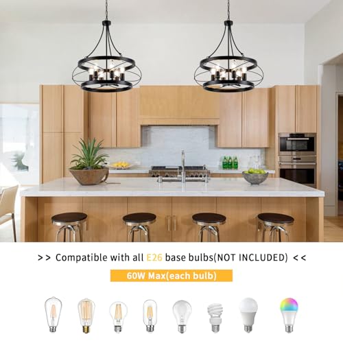 6 Light Farmhouse Chandelier