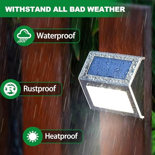 Solar Deck Lights Perfect for Fence (16 Count)