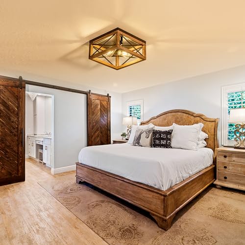 Flush Mount Ceiling Light Fixture for Kitchen Hallway