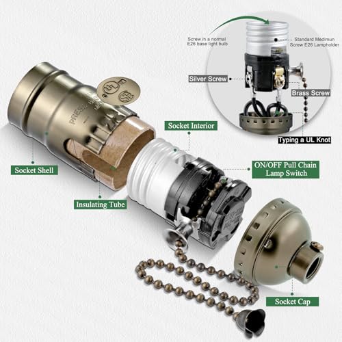 Pull Chain Light Socket Replacement