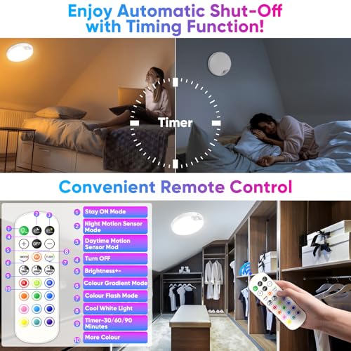 Rechargeable Motion Sensor Ceiling Light
