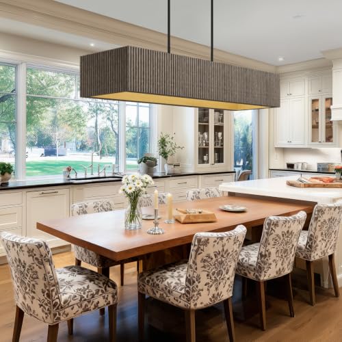 White Washed Wood Chandelier
