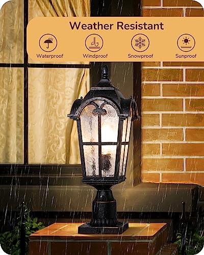 Large Size Dusk to Dawn Outdoor Post Light