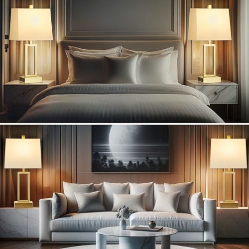23.5" Touch Control Table Lamps Set of 2 (2 Count)