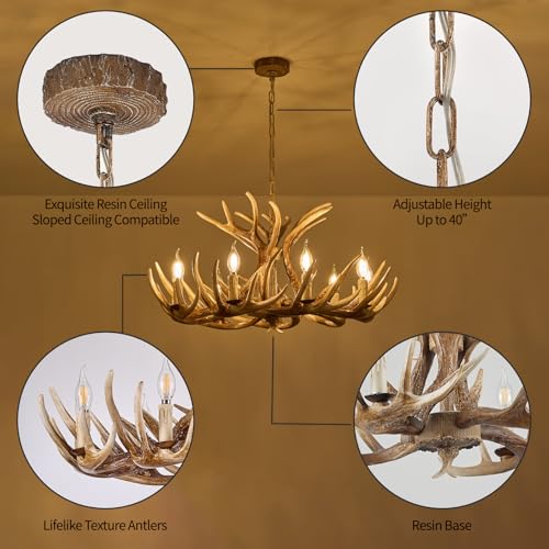 Deer Antler Chandelier Lighting