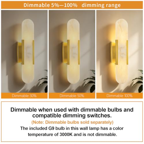 Alabaster Wall Sconce
