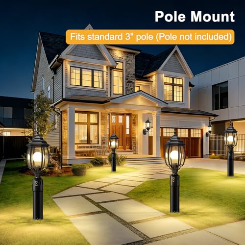 Motion Sensor Outdoor Post Lights