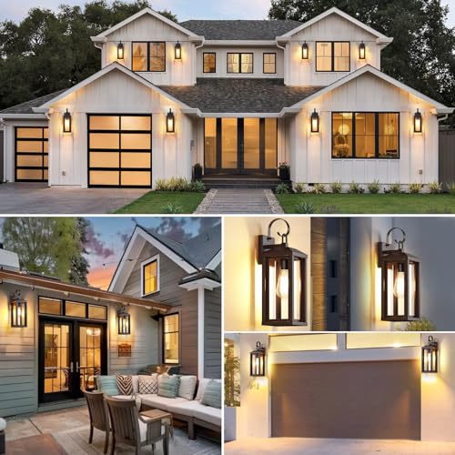 17" Brown Large Exterior Lighting Fixtures 2Pack (2 Count)