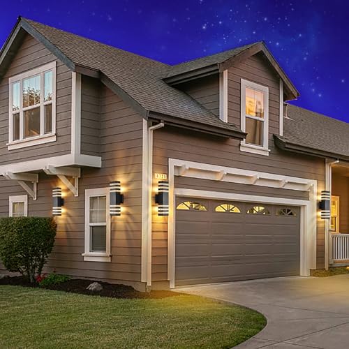 4 Pack Modern Outdoor Wall Lights (4 Count)